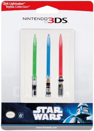 Star Wars Lightsaber Stylus Collection: 3-Pack (Nintendo 3DS/3DS XL/Dsi/DSi XL/DS Lite)