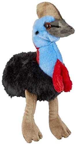 Peluche Casoar Ravensden petit doudou oiseau tropical 18cm