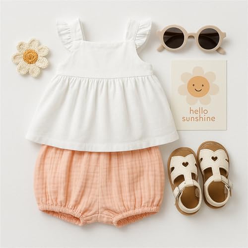 image for Century Star Baby Bloomers for Toddler Diaper Covers for Girls Ruffle 