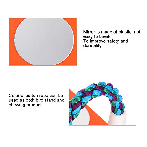 Suporte de corda de algodão, durável, prático, seguro e inofensivo suporte de corda de mastigar, par