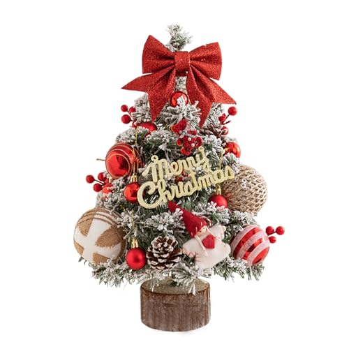 卓上クリスマスツリー 45cm 雪化粧ミニツリー