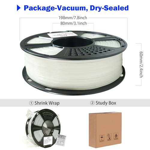 Image of PLA Filament Glow in The Dark, 3D Printer Filament 1.75mm, 1KG Glow PLA Filament Luminous (Gradient)