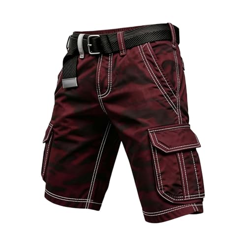 Short cargo homme imprimé avec poches légères saisonnières pour l'été décontracté - 3
