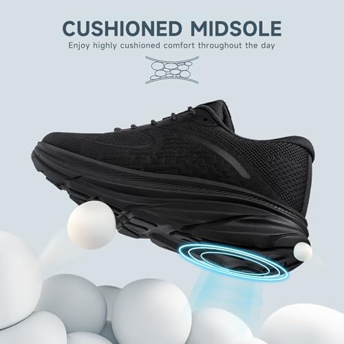 Image of Running Shoes for Men Lightweight Casual Walking Shoes Comfortable Breathable Tennis Sneaker Cushioning Trainers