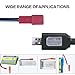 4.8V USB Charger Cable with JST 2 Pin Plug Compatible RC Car RC Plane RC Tank RC Boat and Other Remote Control Toys for Universal 4.8V 2S Lipo Battery (1)