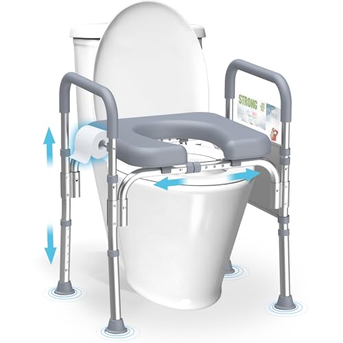 ProTraverse Raised Toilet Seat with Handles