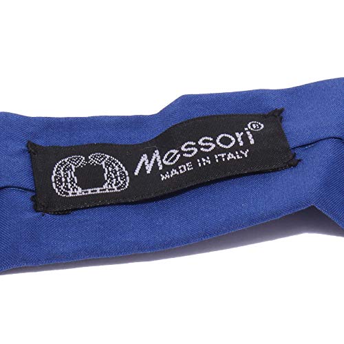 Cravate bleu Messori taille unique pour éviter les fautes de goût