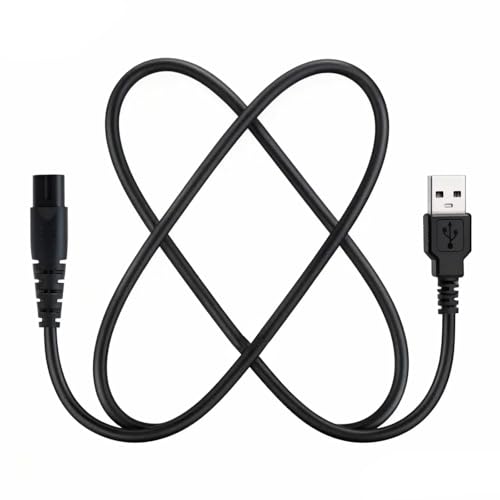 YIXINHE Portable Water Flosser Charger ，Replacement USB Charger,1.2M Portable Cordless Oral Irrigator Charging Cable,USB Power Supply Cable Compatible with Pecham/Coslus Water Flosser (Black)