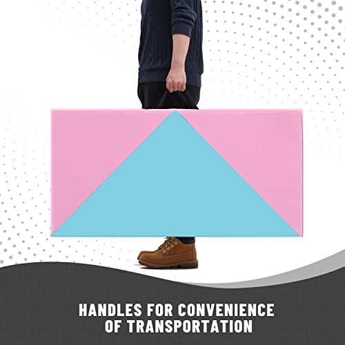 Outroad 8' X 4' X 2" Exercise Mat Thick Gymnastics Mat With Carrying Handles - Exercise Aerobics Mats Stretching Fitness #TOP4