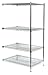 Value Brand, 2HGJ7, Shelving, Add-On, H 63, W 72, D 18, Chrome