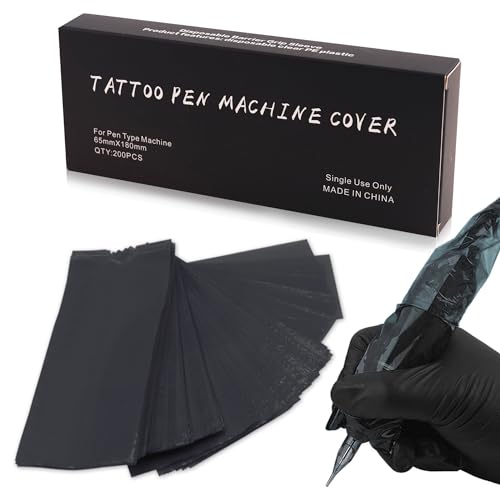 Large Tattoo Pen Covers - Rayyl 200pcs Tattoo Pen Machine
