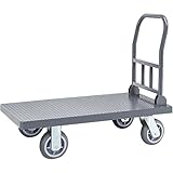 Schwerlast-Plattformwagen Für Garagen, Lagerhallen, Umzüge Und Gepäcktransporte Mit 360°-Schwenkrädern (105 * 63)