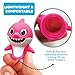 Nickelodeon Baby Shark 5 Pc Finger Puppet Set - Party Favors, Educational, Bath Toys, Story Time, Beach Toys, Playtime,5 Count (Pack of 1)