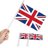 union jack mini lights r56 GRANDES DECORACIONES: estas banderas de mano son ideales para desfiles, fiestas, decoraciones de escritorio o sus vehículos. Son regalos perfectos para muchas ocasiones. ¡A todos les encantará saludarlos y mostrar su orgullo!
