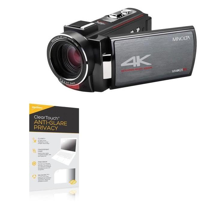 BoxWave Screen Protector Compatible with Minolta MN4K25NV - ClearTouch Anti-Glare Privacy (2-Pack), Privacy Screen Protector Flexible Film Anti-Glare