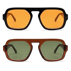 2 Pack-c11c12-black/Orange&brown/Green