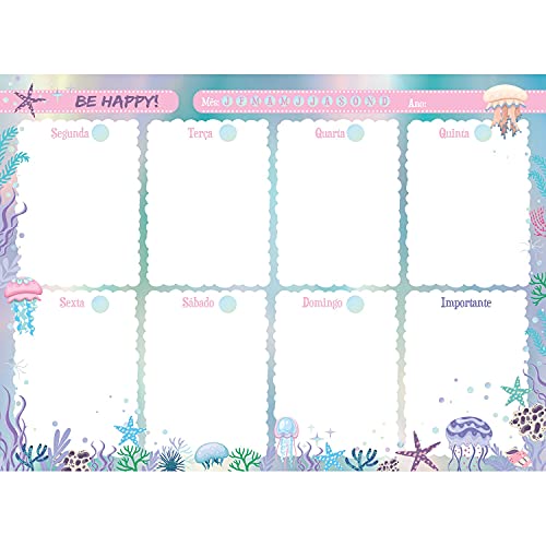 Planner Permanente Bloco 53 Fls Be Happy 1 Planner Permanente Bloco 53 Fls Be Happy