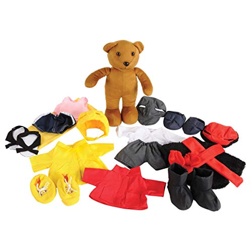 Kaplan Early Learning Weather Bear Set with Clothes,...