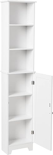 Miniatura 3 de Mainstays White - Torre de lino para almacenamiento de baño