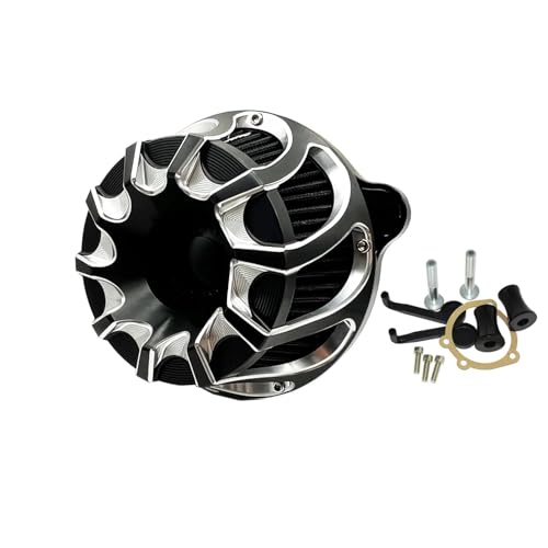 Collecteur en caoutchouc et kit d'admission de filtre à air pour moto Softail Dyna de série A