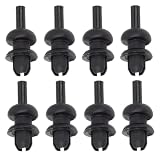 7903077159 8pcs Black Rear Trunk Parcel Shelf String clip