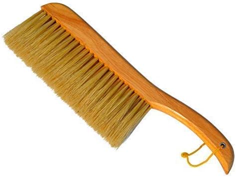 Pig Bristle Counter Dusting Brush for Bed, Sofa, Bench, Cleaning Duster for Leather Clothes, Pet Hair, Car, Keyboard