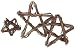 Grapevine Miniatures-Assorted Stars 12/Pkg