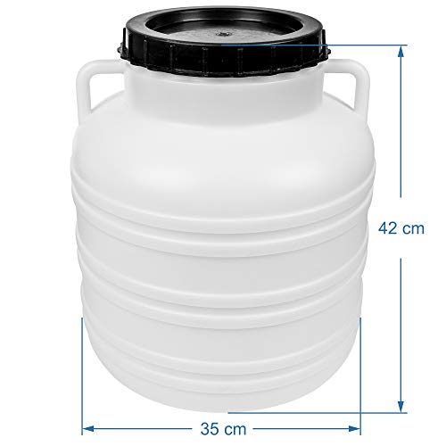 Kunststofffass Browin 360130 30l für Lebensmittel, lebensmittelechtes Fass