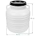 Browin 360130-Barril de Boca Ancha con Tapa (30 L), Blanco