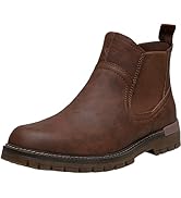 Jousen Chelsea Boots Casual Slip On Ankle Waterproof Mens Boots