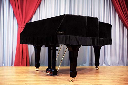 Clairevoire Piano Cover for Steinway & Sons, Charcoal Grey