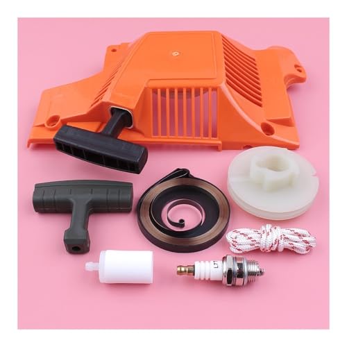 Pièces de rechange tronçonneuse 50 51 55 avec poulie lanceur et bougie d'allumage
