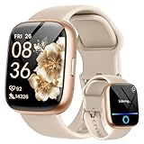 Reloj inteligente para mujer, hombre, impermeable, natación IP68, 1,83', smartwatch para mujeres hombres, 100+ deportes, frecuencia cardíaca, SpO2, presión, sueño, fitness Tracker para Android iOS