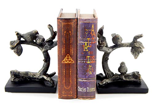 Bellaa 23446 Decorative Birds Bookends Vintage Style Bookends Farmhouse Boho Home Decor Light Weight 6 Inches Tall #TOP29