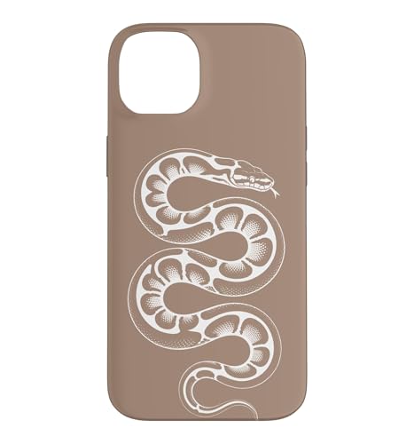 Ball Python Morph Lover �X�l�[�N�O���t�B�b�N �u���E�� �X�}�z�P�[�X iPhone 14 Plus �p