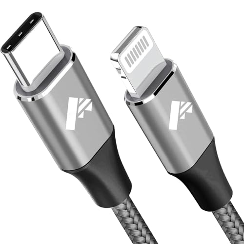 Aioneus Cavo iPhone USB C 1.8M Cavo Lightning Nylon Tipo C Filo Caricabatterie iphone Carica Rapida Caricatore per iPhone 14 13 12 11 Pro Max XS XR X 8 7 6 Plus iPad Airpods