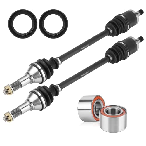 Youxmoto Front LEFT+Right CV Axle & Wheel Bearing Kit for Can-Am Commander 800R 2011-2020 / Max 800R 16-20; Commander 1000 2011-2017/ 1000R 18-20/ Max 1000 2014-2020, Drive Half Shaft for 705400952 by Youxmoto - Used condition - US$60.76