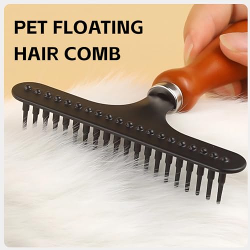 Miniatura 3 de Rastrillo Para Alfombras, Portátil De Acero Inoxidable Rastrillo Para Alfombras De Mano Limpieza Aseo Peluquería Rastrillo Para Alfombras Para Salón De Belleza