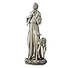 Avalon Gallery Garden Statue - Saint Francis of Assisi Stone-Resin Indoor/Outdoor Catholic Sculpture, 12.75