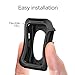 Spigen Rugged Armor Designed for Apple Watch Case for 38mm Series 3/Series 2/1/Original (2015) - Black