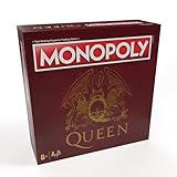 Monopoly Queen | Collectible Monopoly Game Featuring British Rock and Roll Band | Custom Game Board Featuring Familiar Artwork, Arenas, and More