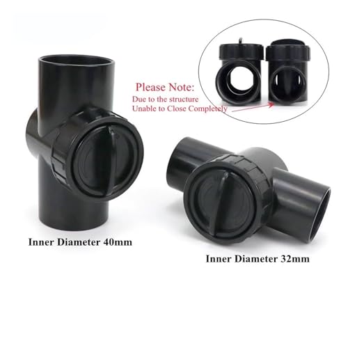 Vanne PVC 40mm anti fuite pour stopper les pertes de débit d'eau