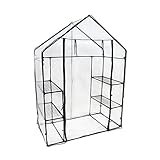Oypla Replacement Spare PVC Cover for 3-Tier 4 Shelf Mini Walk-in Growhouse Garden Greenhouse