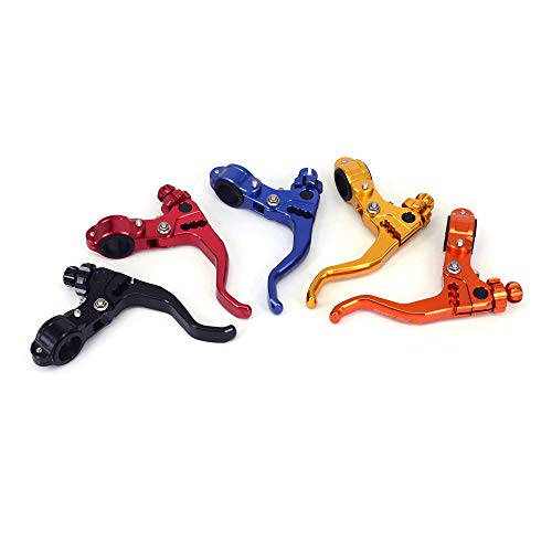 Iuvwisn WX141100027 Motorcycle Short Stunt Clutch Lever 22Mm 7/8 Inch Labor Saving Clutch Levers Adjustable Cnc For Grom Dirt Pit Bike Enduro Motocross Supermoto Street Sport Bike Dual Sport Black thumb #3