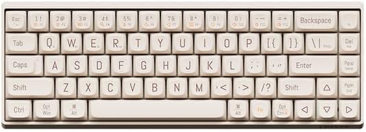 Electronics - Lofrees Mechanical Keyboard 68 100 Keycaps Bluetooth Wireless Hotswap Keyboard Desktop PC Laptop Keyboard Gaming Accessories Gift (XiaoQIAOs 68keys)
