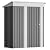 Devoko Outdoor Storage Shed 5 x 3 FT Lockable Metal Garden Shed Steel Anti-Corrosion Storage House with Single Lockable Door for Backyard Outdoor Patio (Gray)
