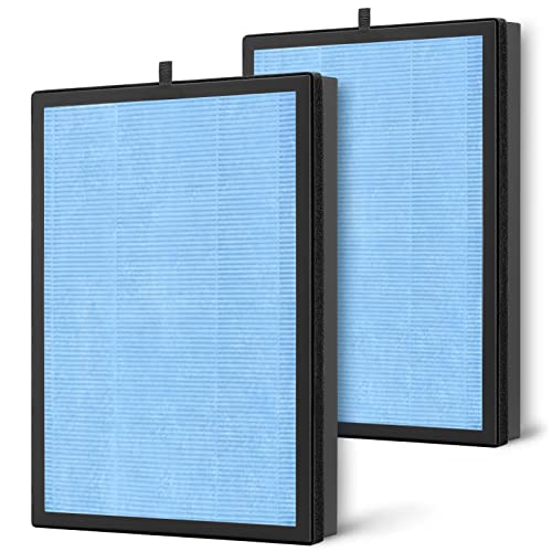 2 Pack AP1002 Replacement Fil-ter AP1002-RF, Compatible with AIRTOK AP1002 Air Puri-fier, H13 True HEPA
