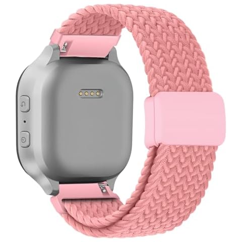 SimpleThings Braided Band Compatible with Gabb Watch 3 2 1, Solo Loop Stretchy Watch Bands with Adjustable Easy Buckle Cover