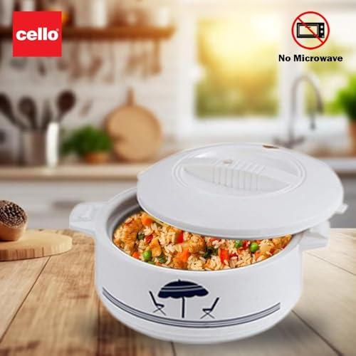 Cello Chef 1500 Deluxe Insulated Hot-Pot Casserole Warmer & Cooler, 1250 ml Capacity