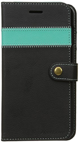 iPhone 6S Plus Case, AceAbove iPhone 6S wallet case [Black / Green] - Premium PU Leather Wallet Cover with [Card Slots] and [KickStand] Function for Apple iPhone 6S Plus / iPhone 6 Plus